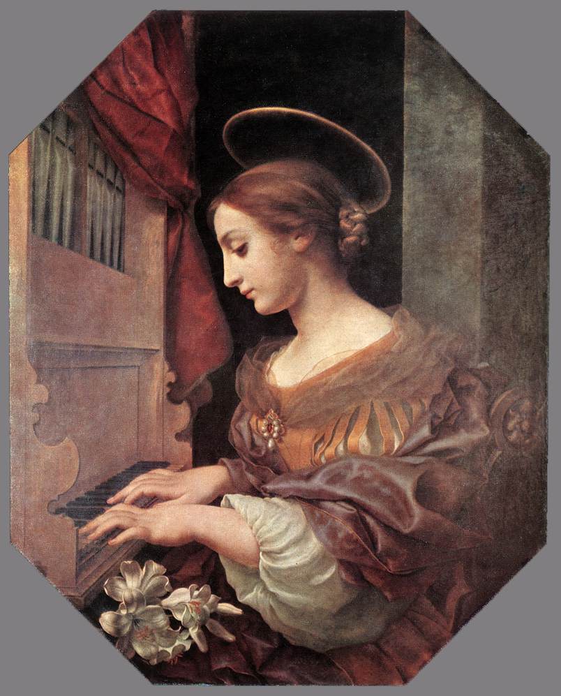 St Cecilia at the Organ dfg